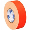 Bsc Preferred 2'' x 50 yds. Fluorescent Orange Tape Logic 11 Mil Gaffers Tape, 24PK S-12208FO